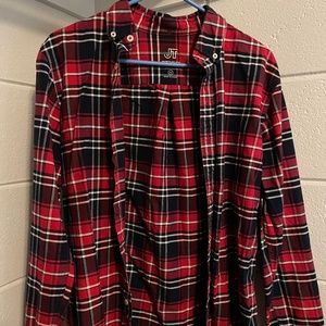 Jack Threads Plaid Oxford Shirt